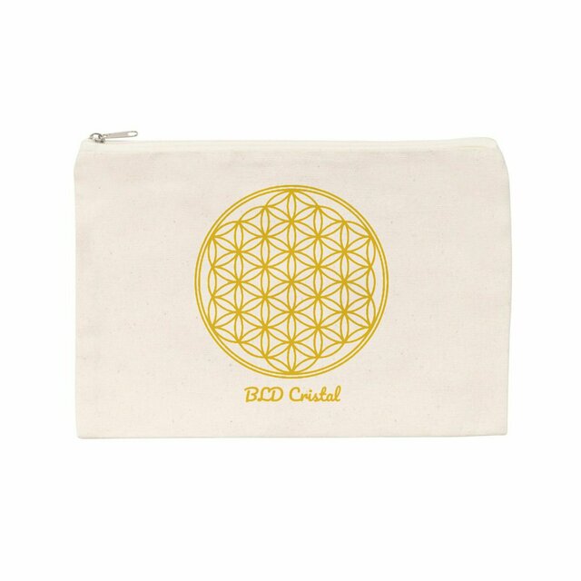 Fleur de vie - Pochette en coton