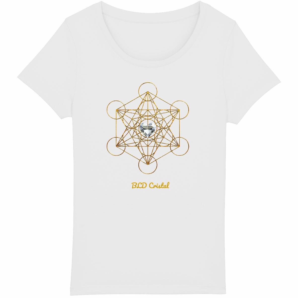 Métatron coeur de cristal - T shirt  - Image