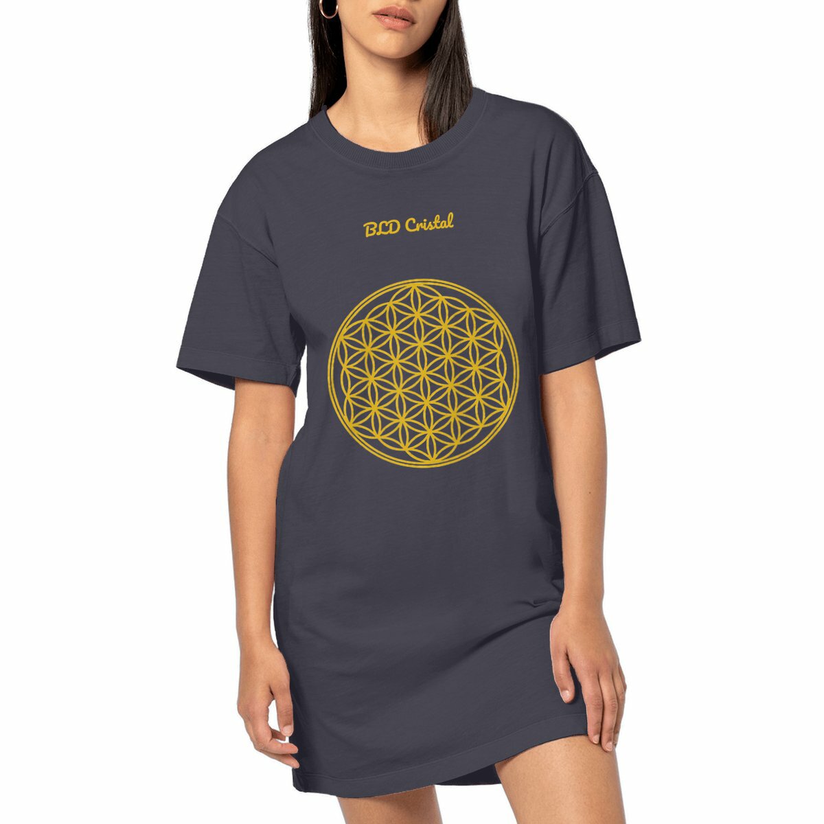 Fleur de vie- Robe T shirt 