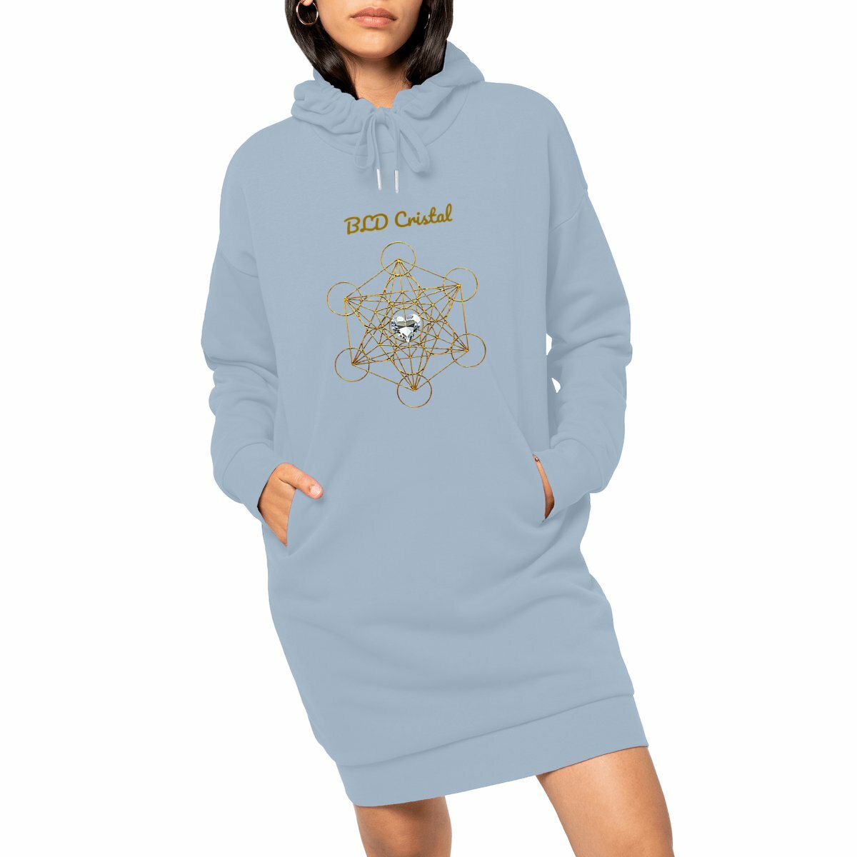 Métatron coeur de cristal - Robe Sweat 