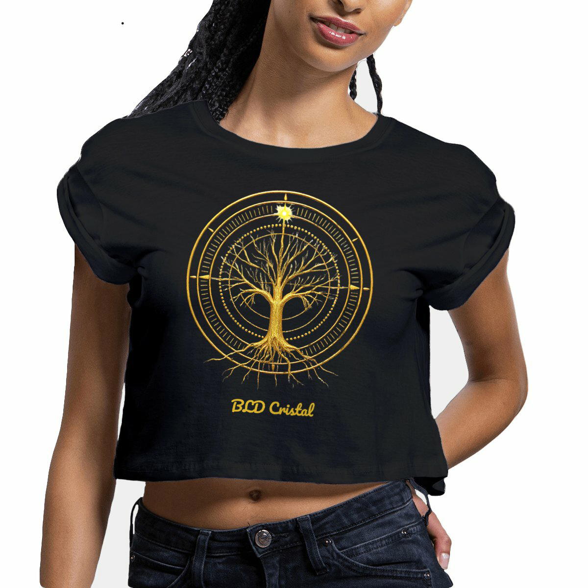 Arbre de vie - Crop top Femme 