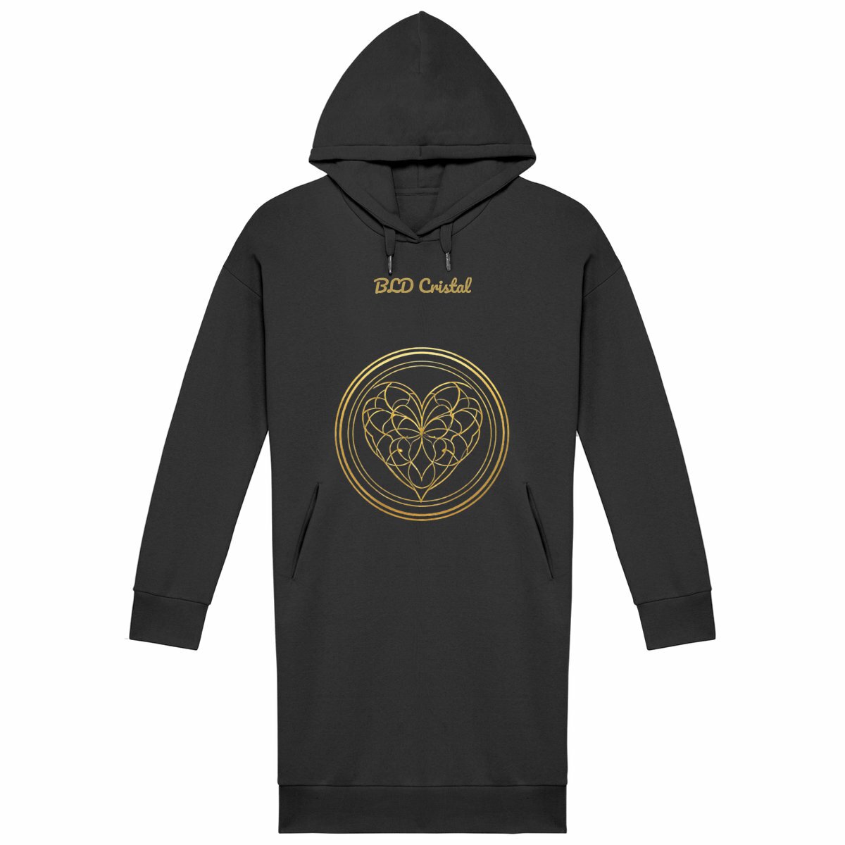 Coeur de cristal - Robe Sweat Femme  - Image