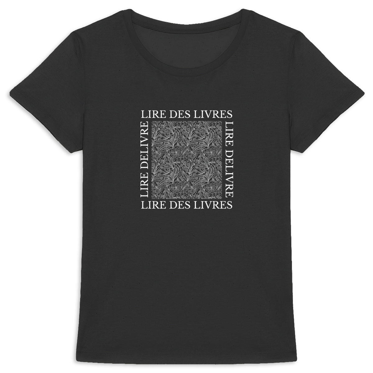 Image back T-shirt "Lire des livres, Lire délivre" 