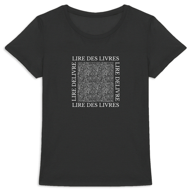 Image back T-shirt "Lire des livres, Lire délivre" 