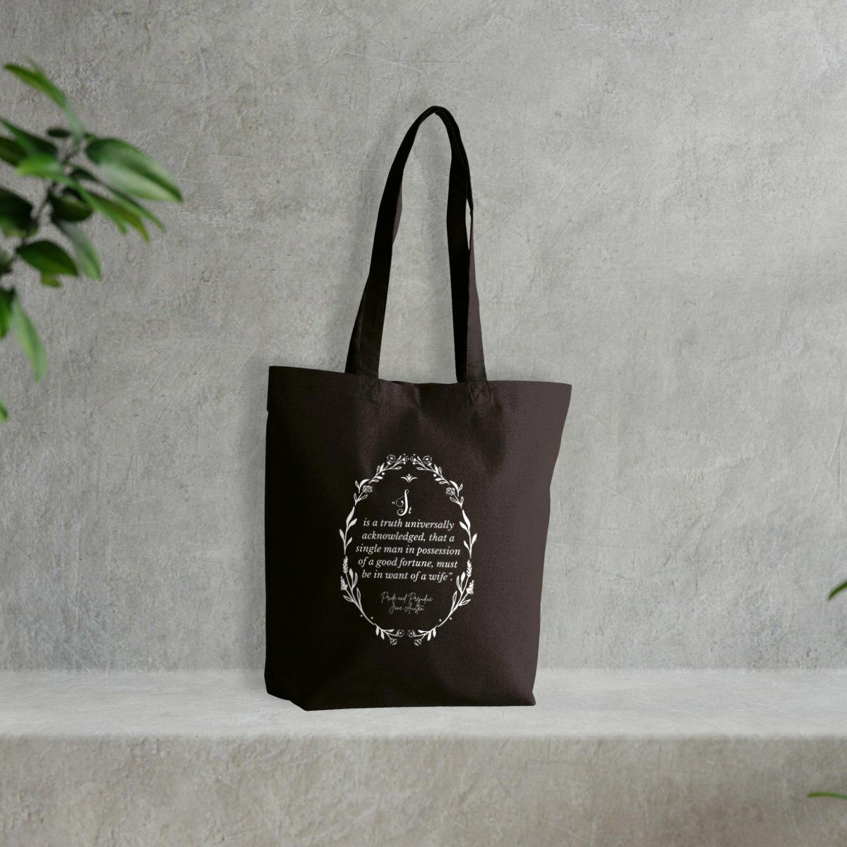 Image front Totebag "It is a truth universally acknowledged" – Incipit, Sac Littéraire Jane Austen en Coton