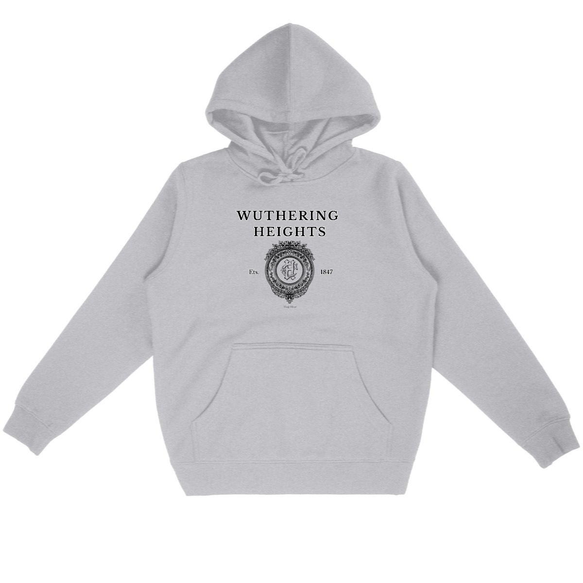 Image back Hoodie Wuthering Heights, Emily Brontë – Catherine Earnshaw & Heathcliff