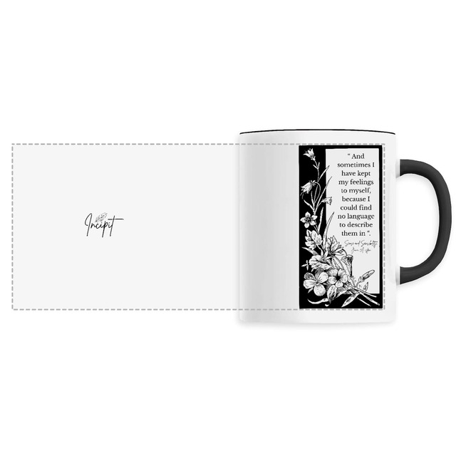 Image back Mug littéraire Jane Austen – And sometimes I have kept my feelings