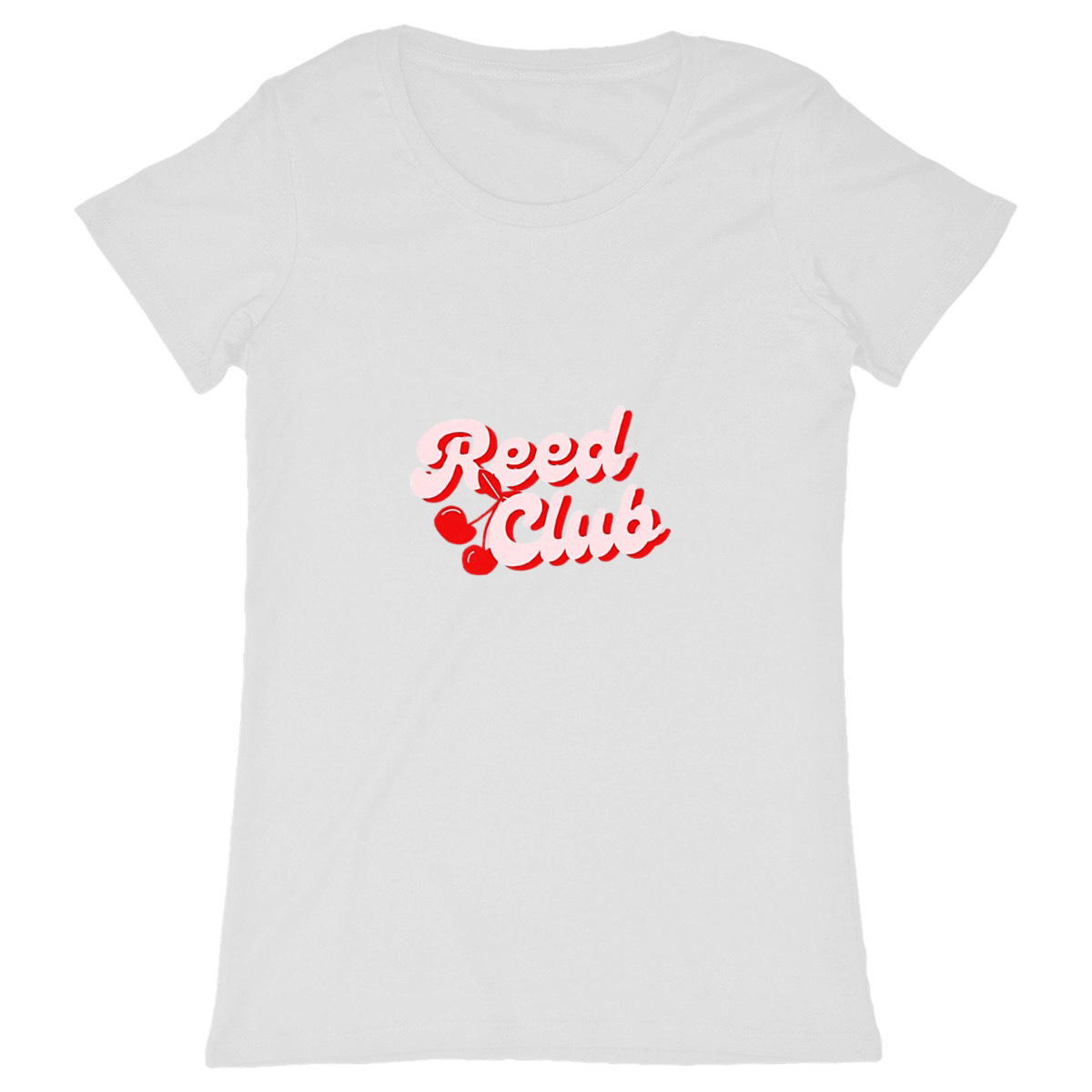 Women's Classic T-shirt - Pink Red Groovy Design - Image