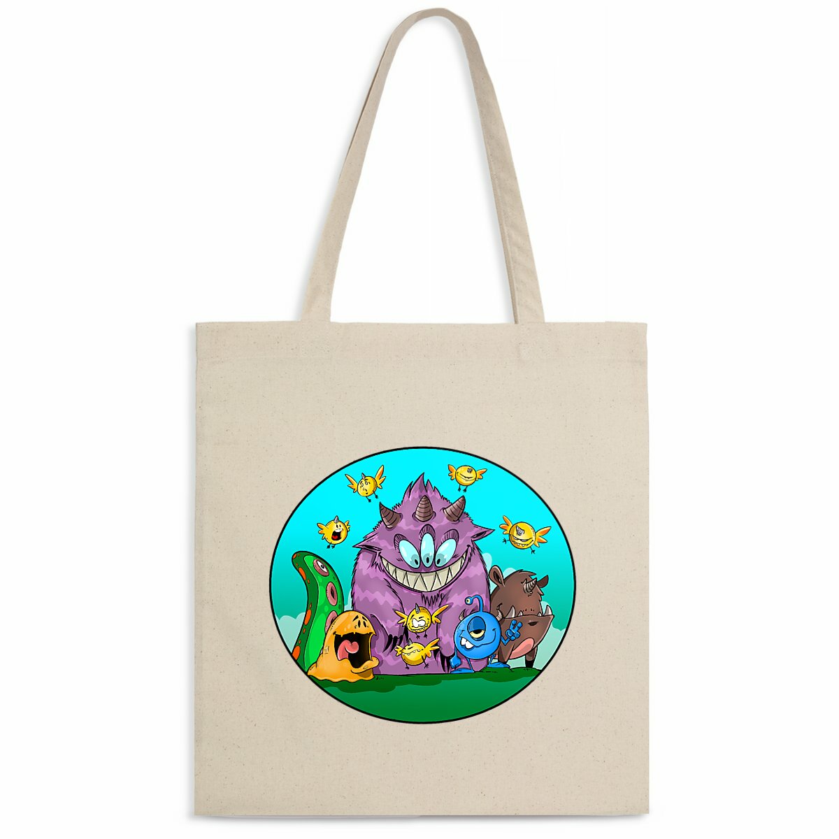 Image back Totebag léger Monsters Box 2