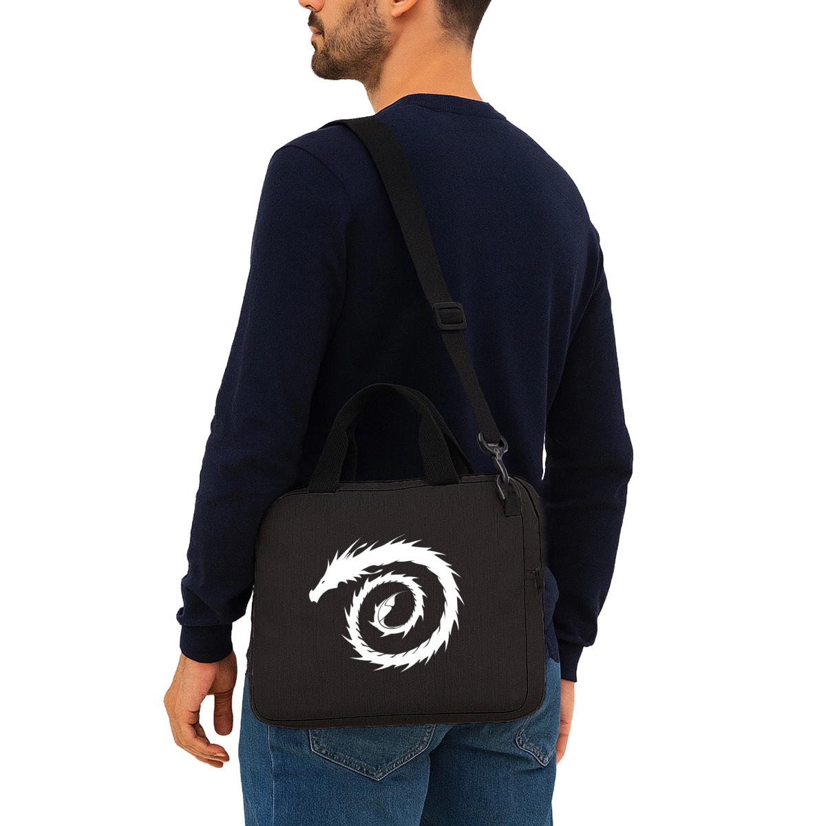 Image front Sac pour ordinateur portable Dragon Style