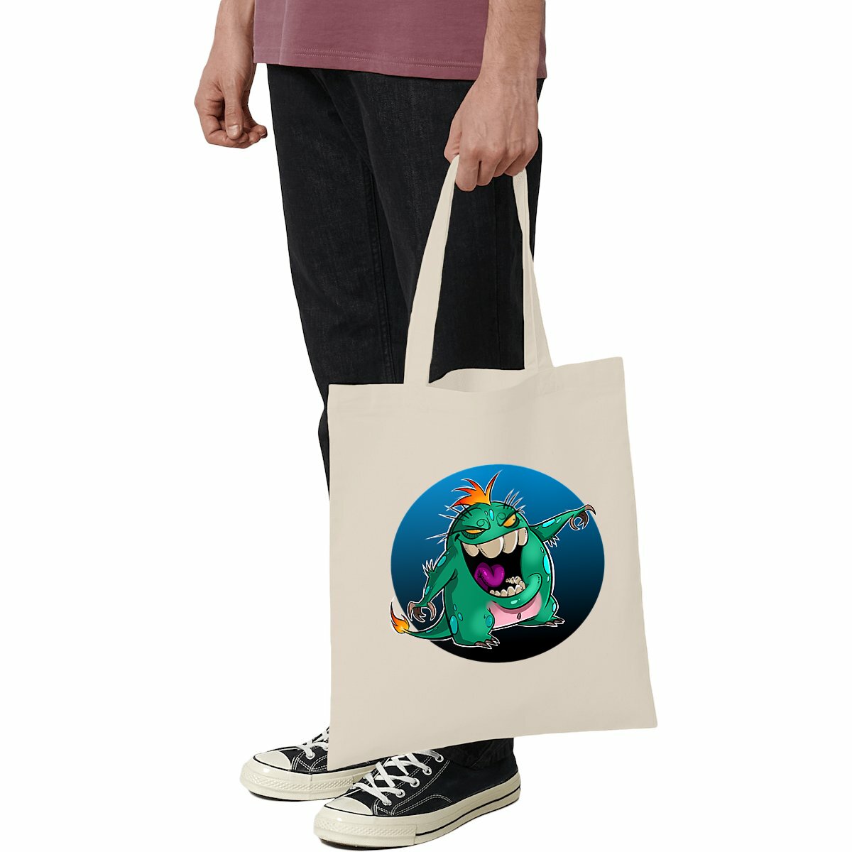 Image front Totebag léger Monsters Box 1