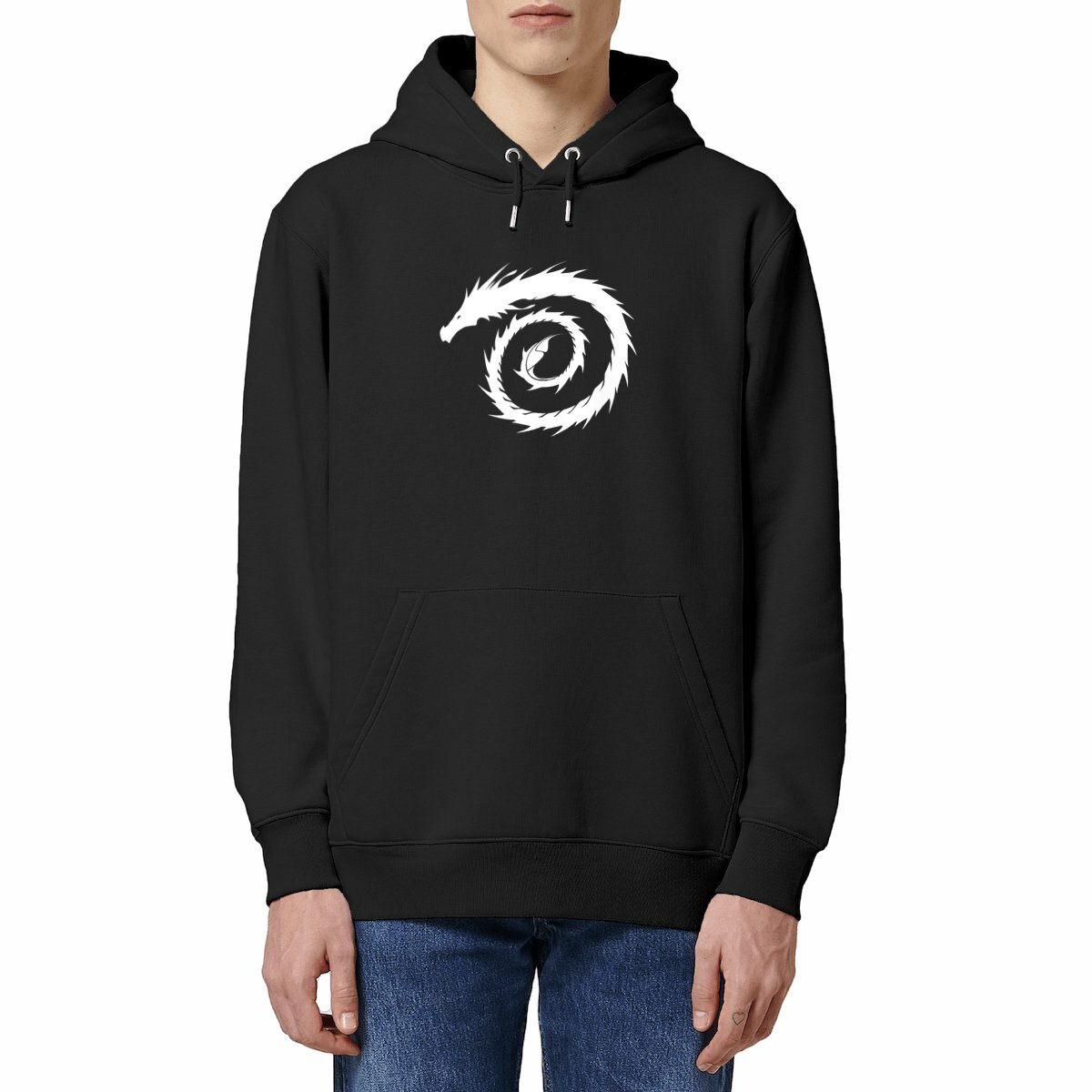 Image front Sweat à capuche Epais Unisexe Dragon Style