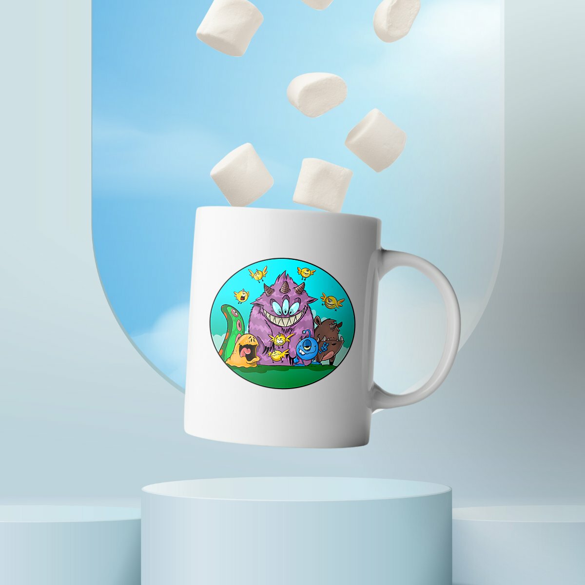 Image front Mug céramique Monsters Box 2