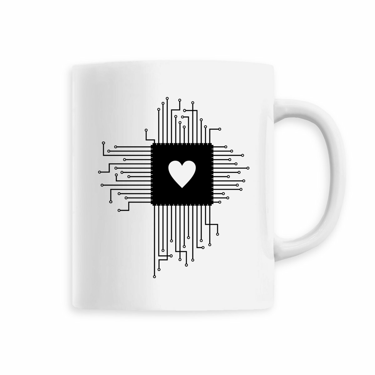 Image back Mug Love CPU