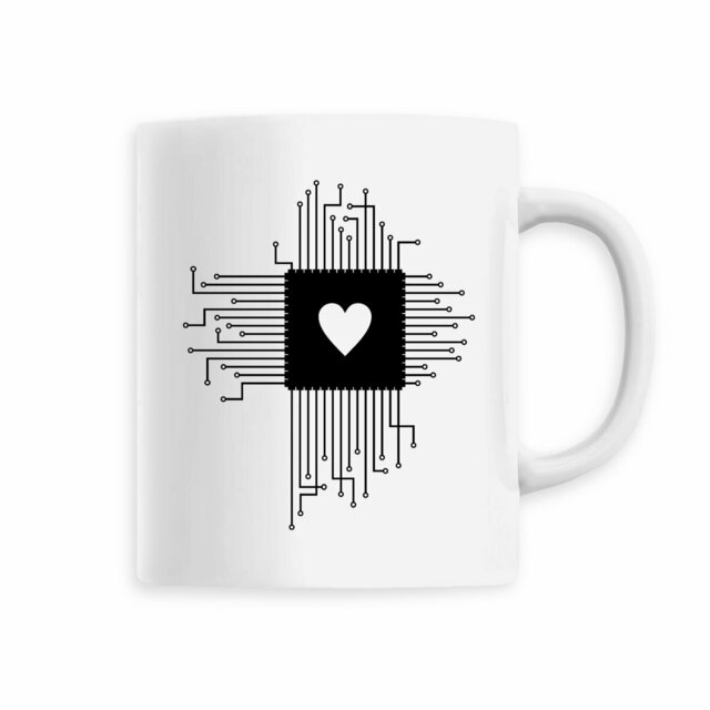 Image back Mug Love CPU