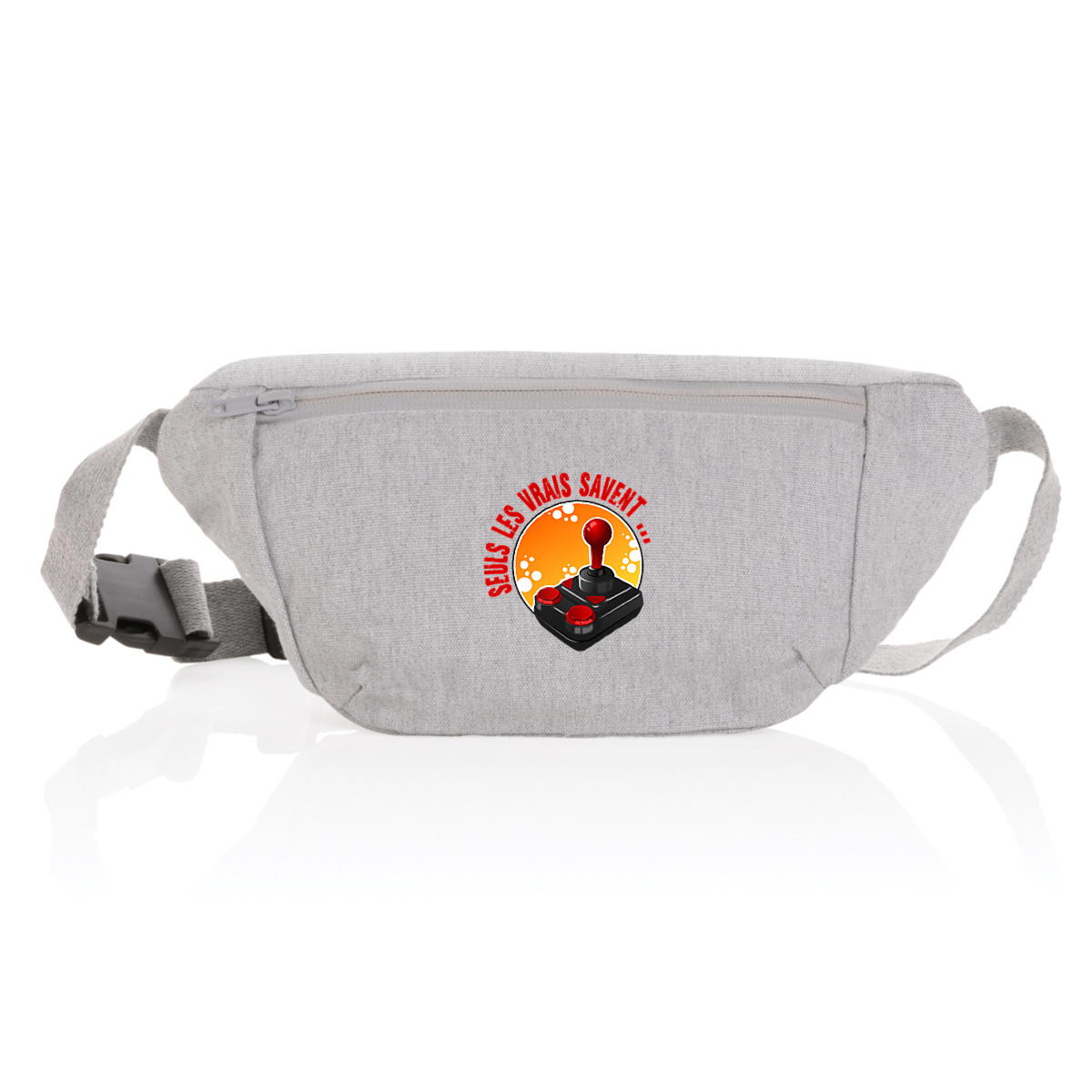 Image back Sac banane en toile recyclée SLVS1