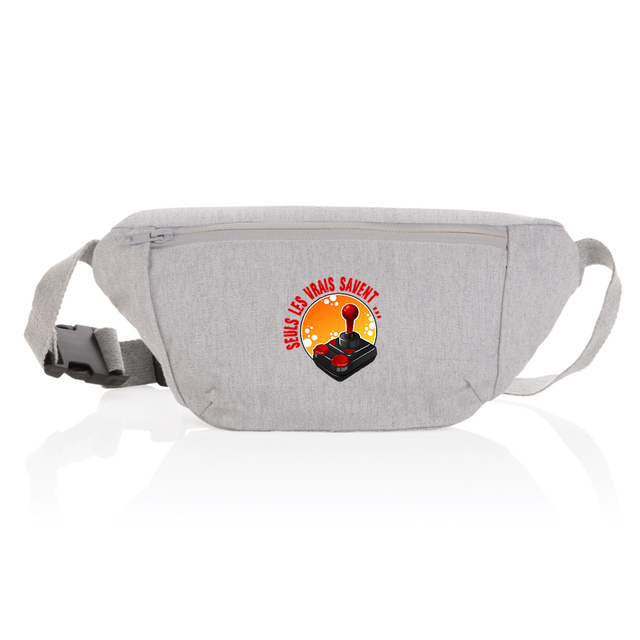 Image back Sac banane en toile recyclée SLVS1