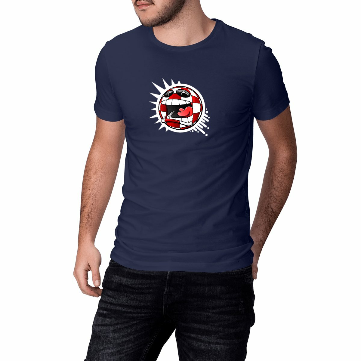 Image front T-shirt Unisexe Classique BBall Rage