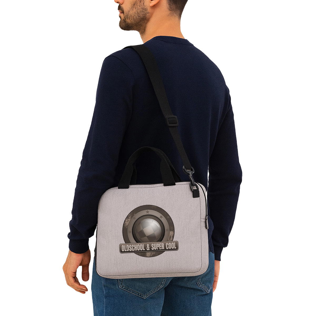 Image front Sac pour ordinateur portable Vintage BBall