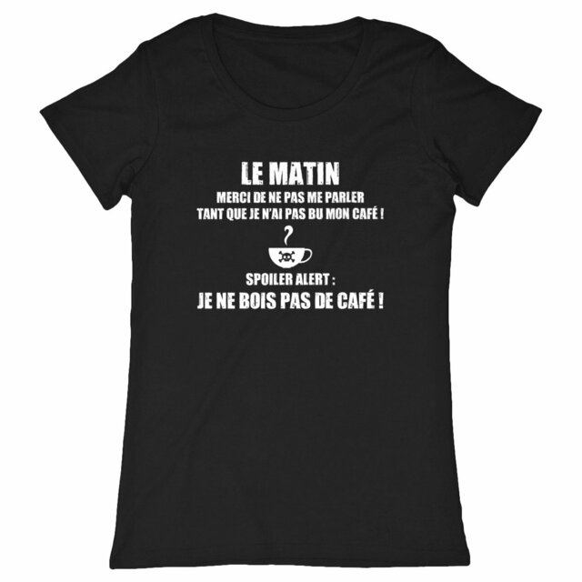 Image back T-shirt Femme Classique NoCaf