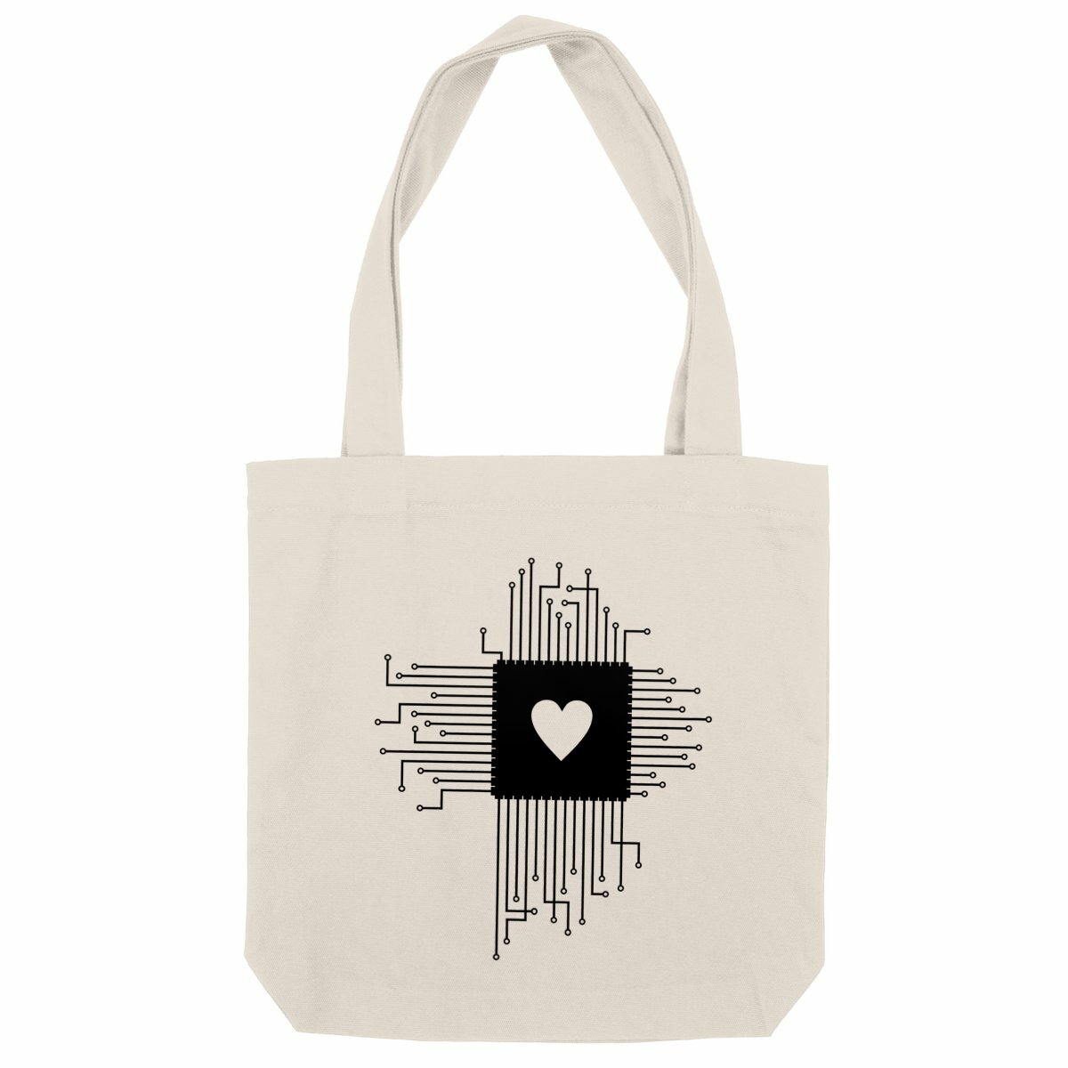 Image back Totebag épais Love CPU
