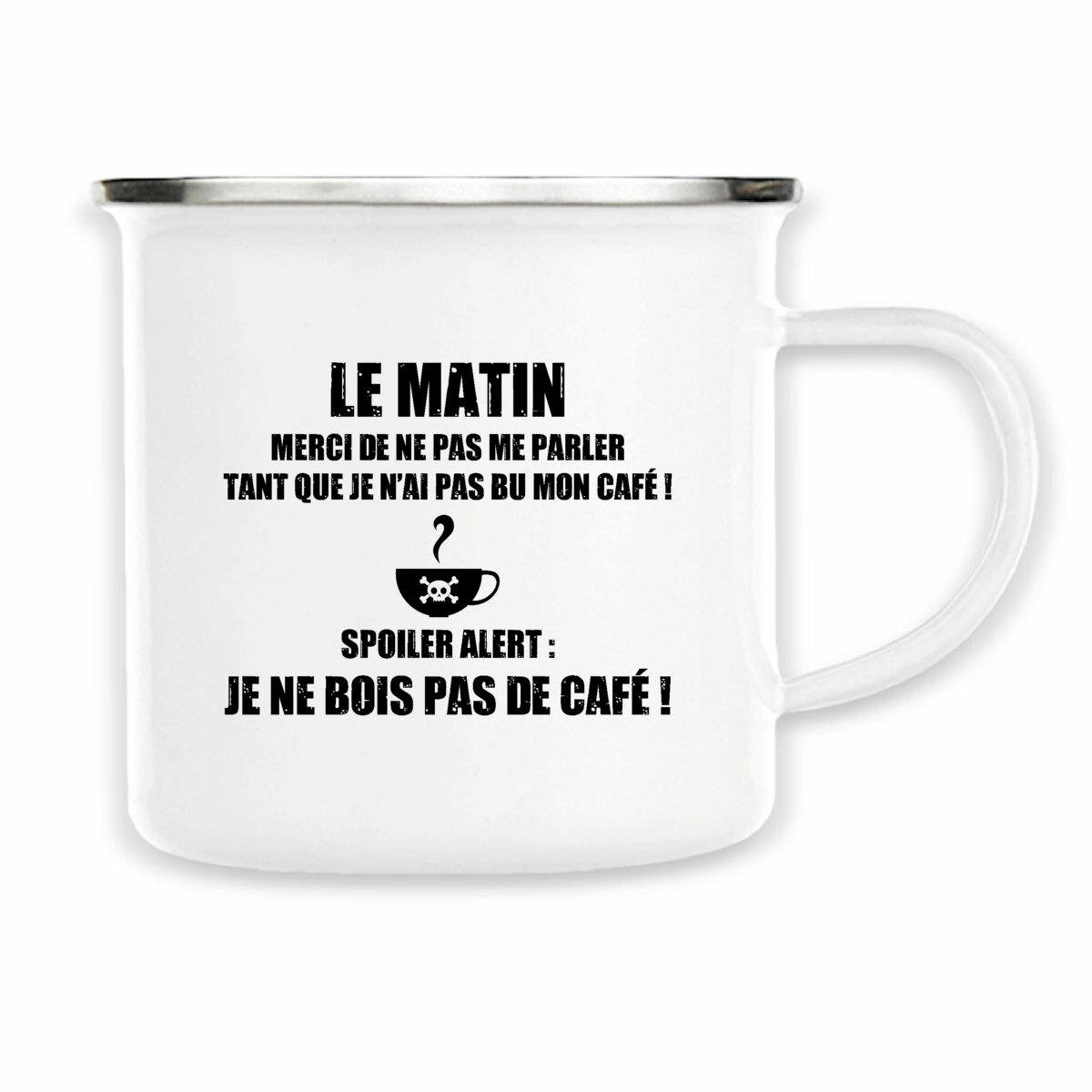 Image back Mug metal NoCaf