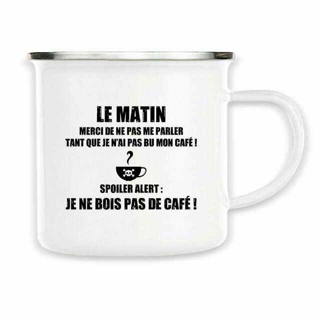 Image back Mug metal NoCaf