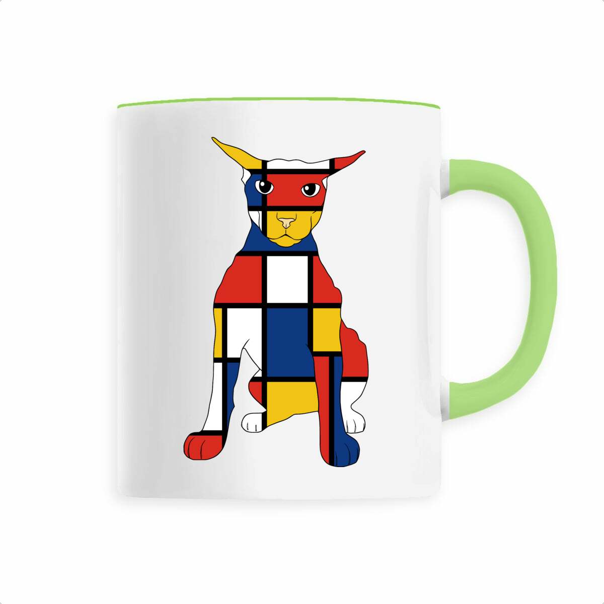 Tasse Larry En Rouge, Bleu Et Jaune - Image