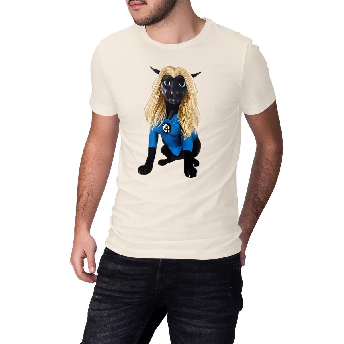 T-Shirt Les 4 Fantastiques Larry - Larry Invisible