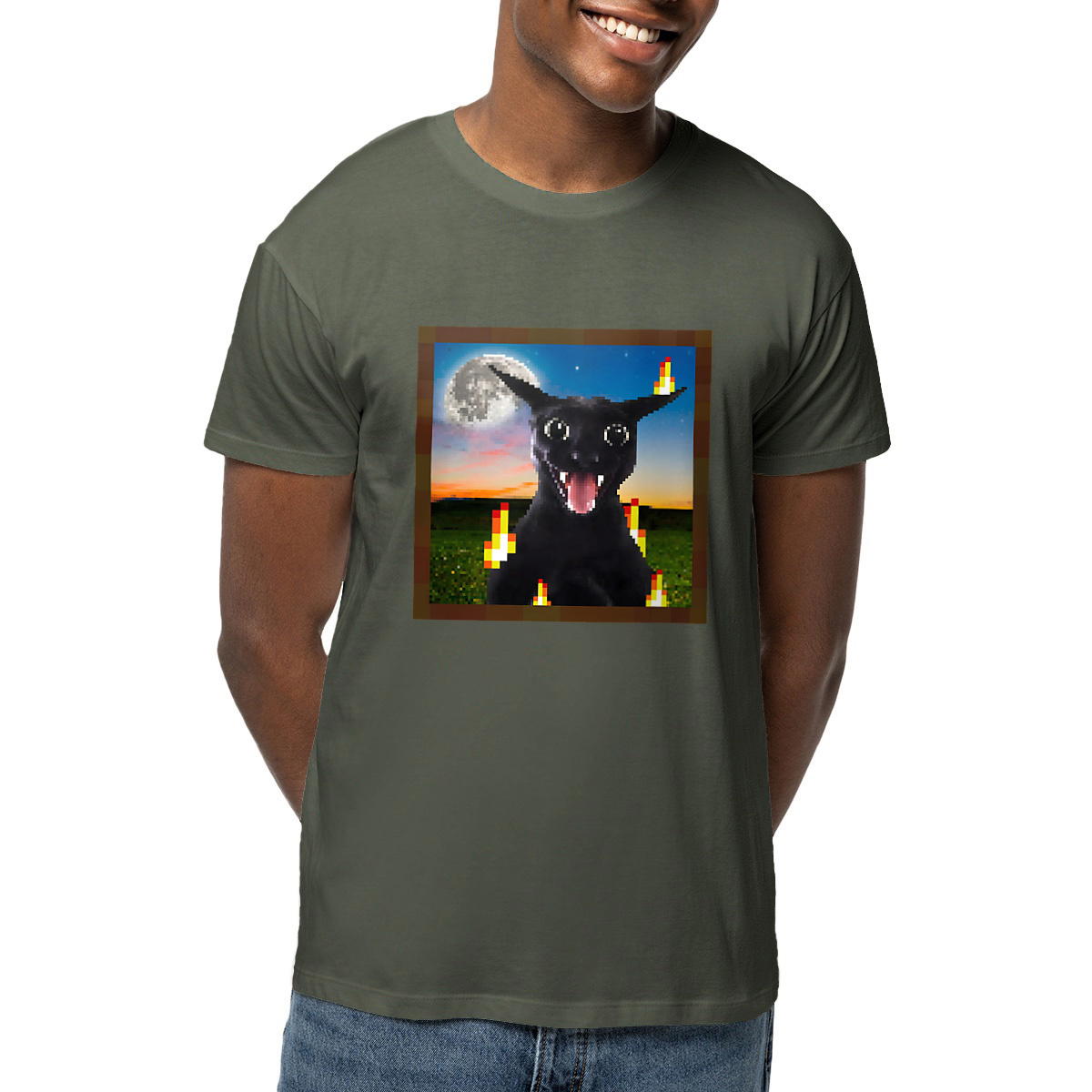 T-Shirt Larry Tableau Minecraft