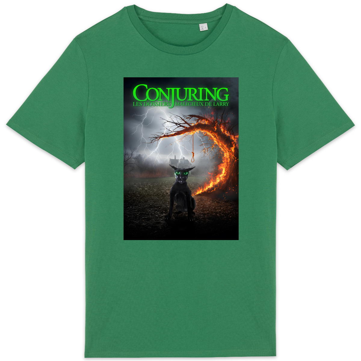T-Shirt Conjuring: Les Dossiers Malicieux De Larry + Titre - Image