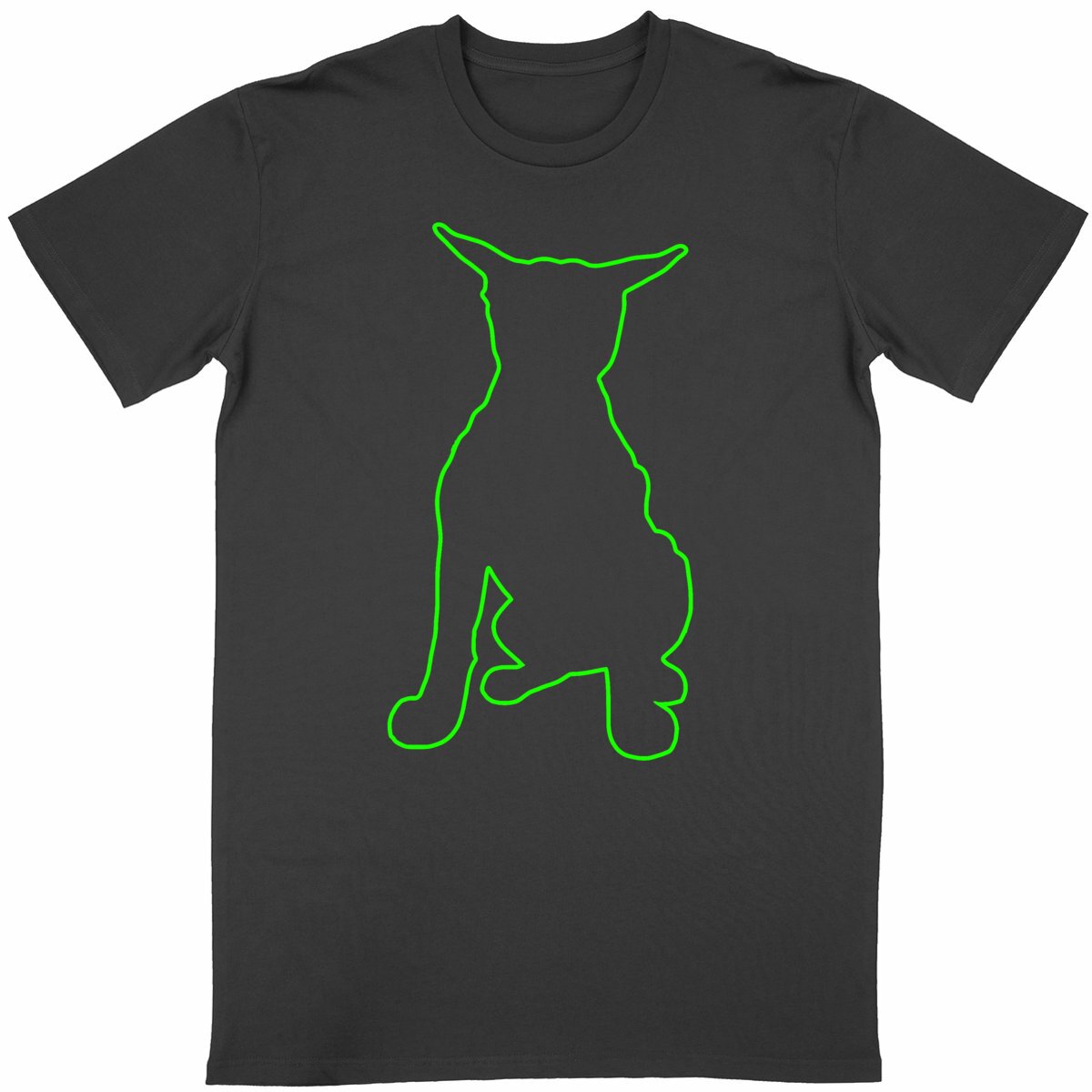 T-Shirt Larry Green Outline - Image