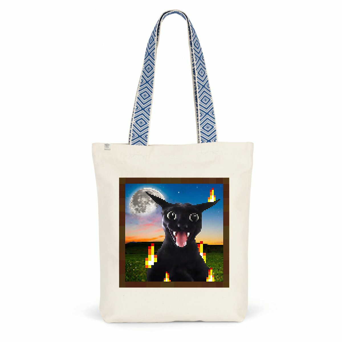 Totebag ethnique Larry Tableau Minecraft - Image