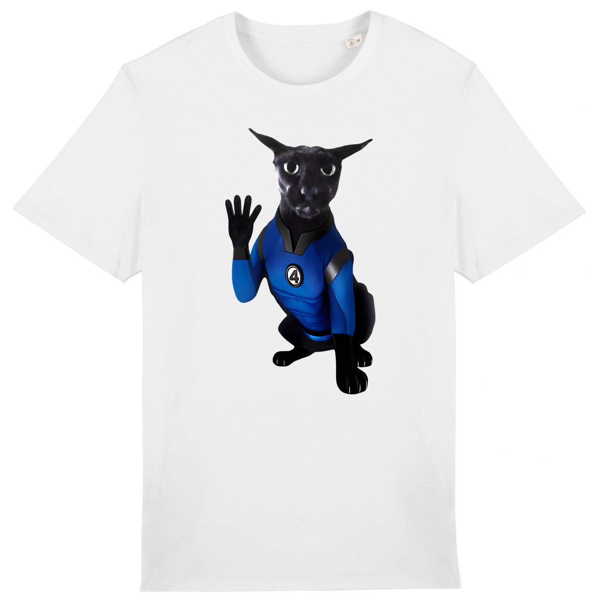T-Shirt Les 4 Fantastiques Larry - Larry Élastique "4 Meme" - Image