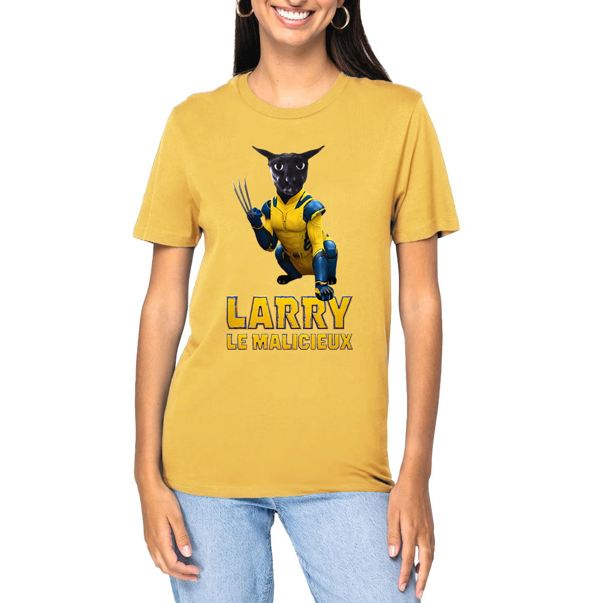 T-Shirt Larry Wolverine + Titre