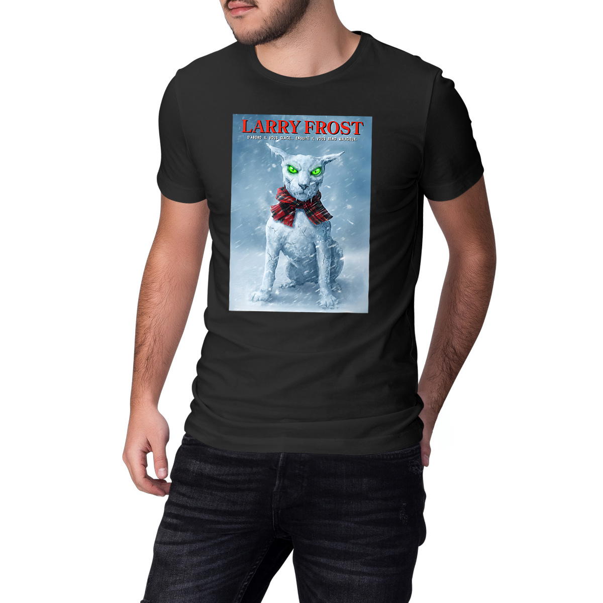 T-Shirt Larry Frost + Titre