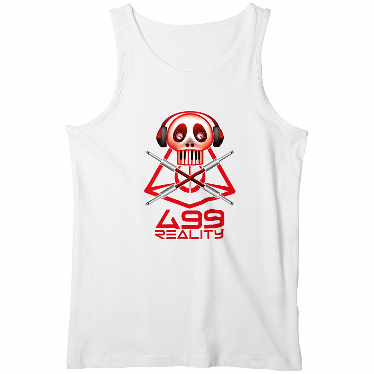 499Reality Skull top men - Image