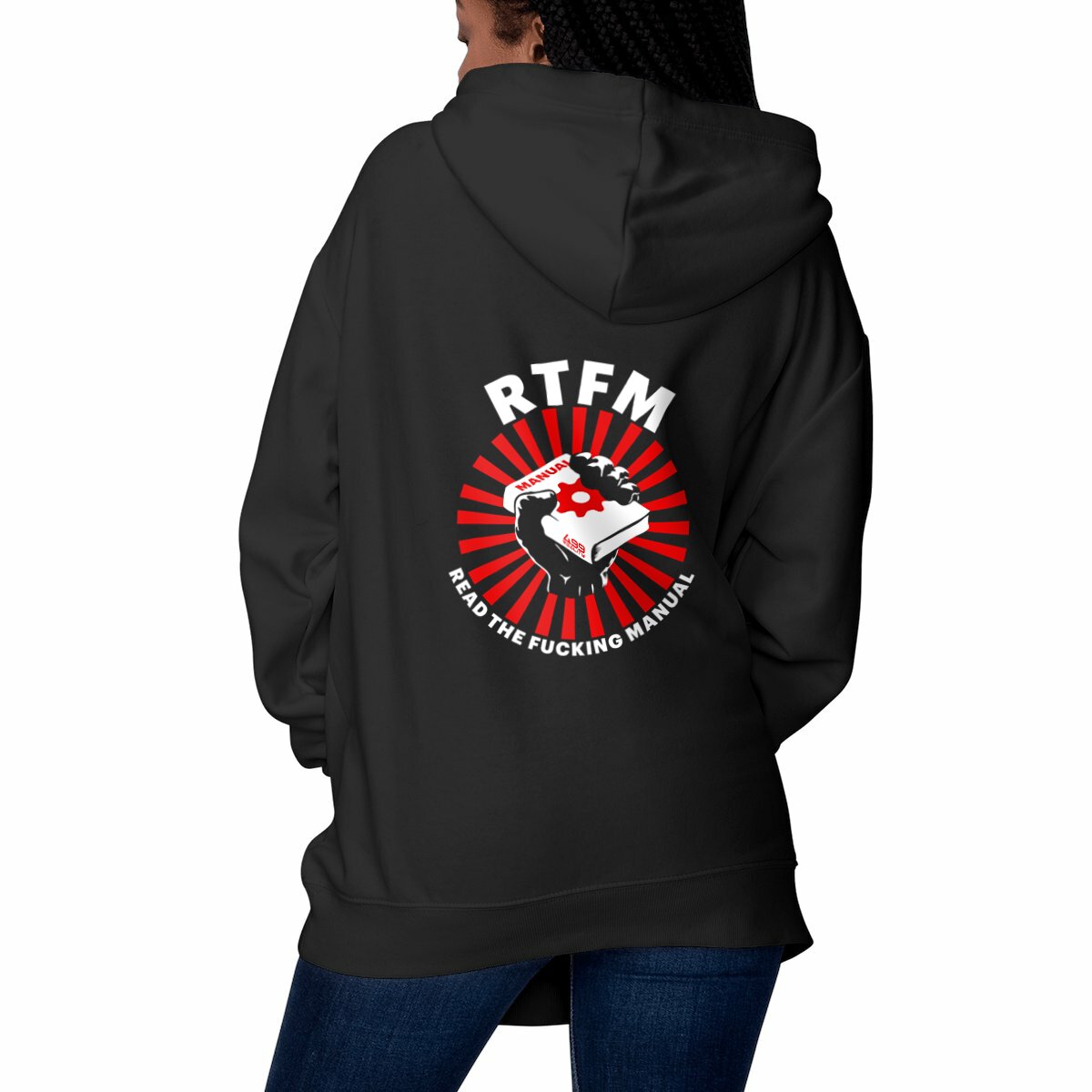 RTFM HOODIE BACK Heavy