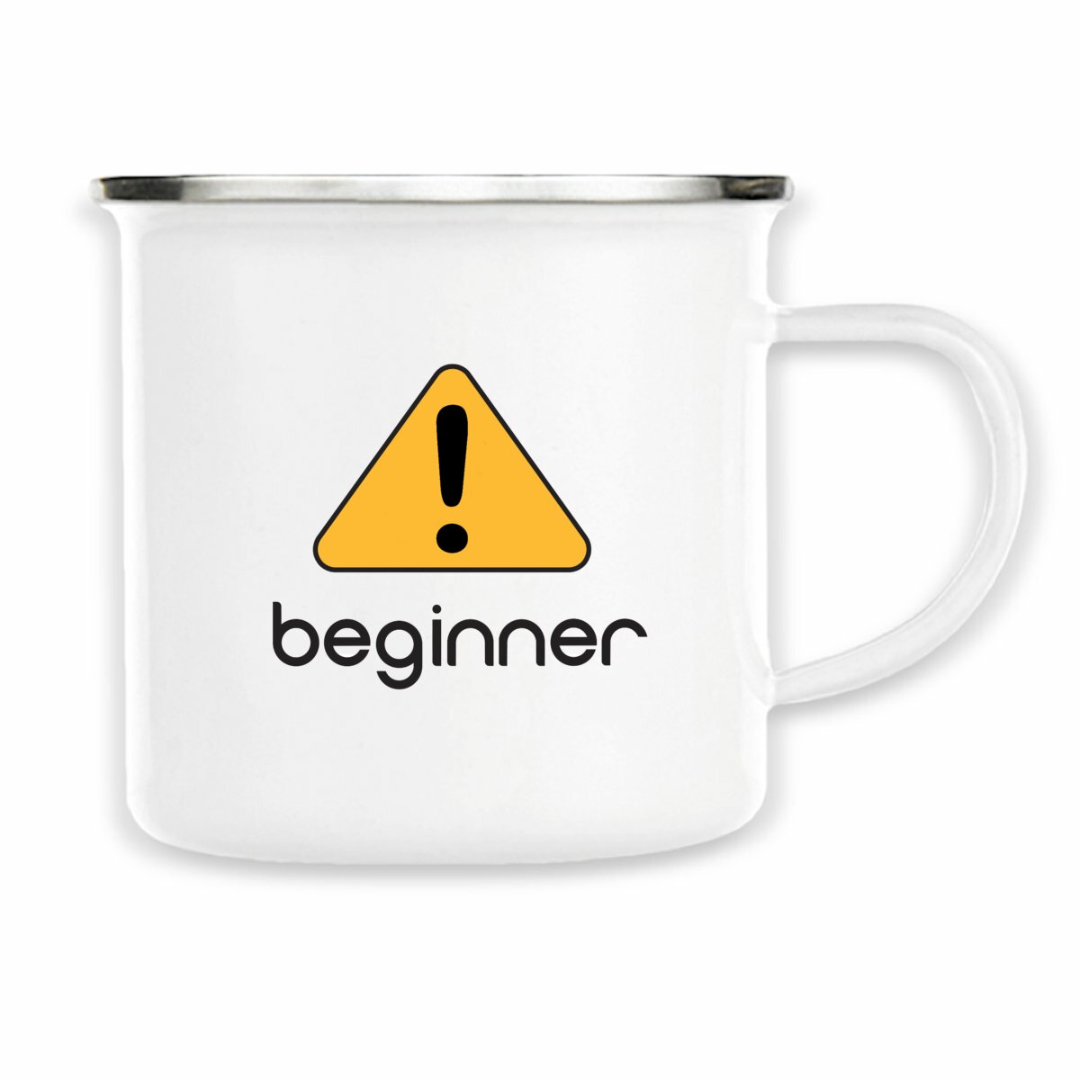 Beginner metal mug
