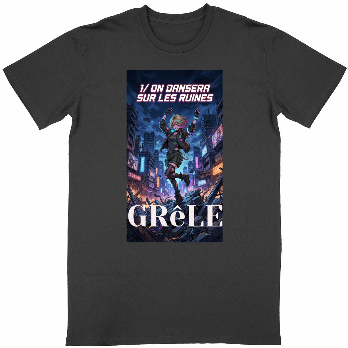 Tshirt GRêLE On dansera sur les ruines  - Image