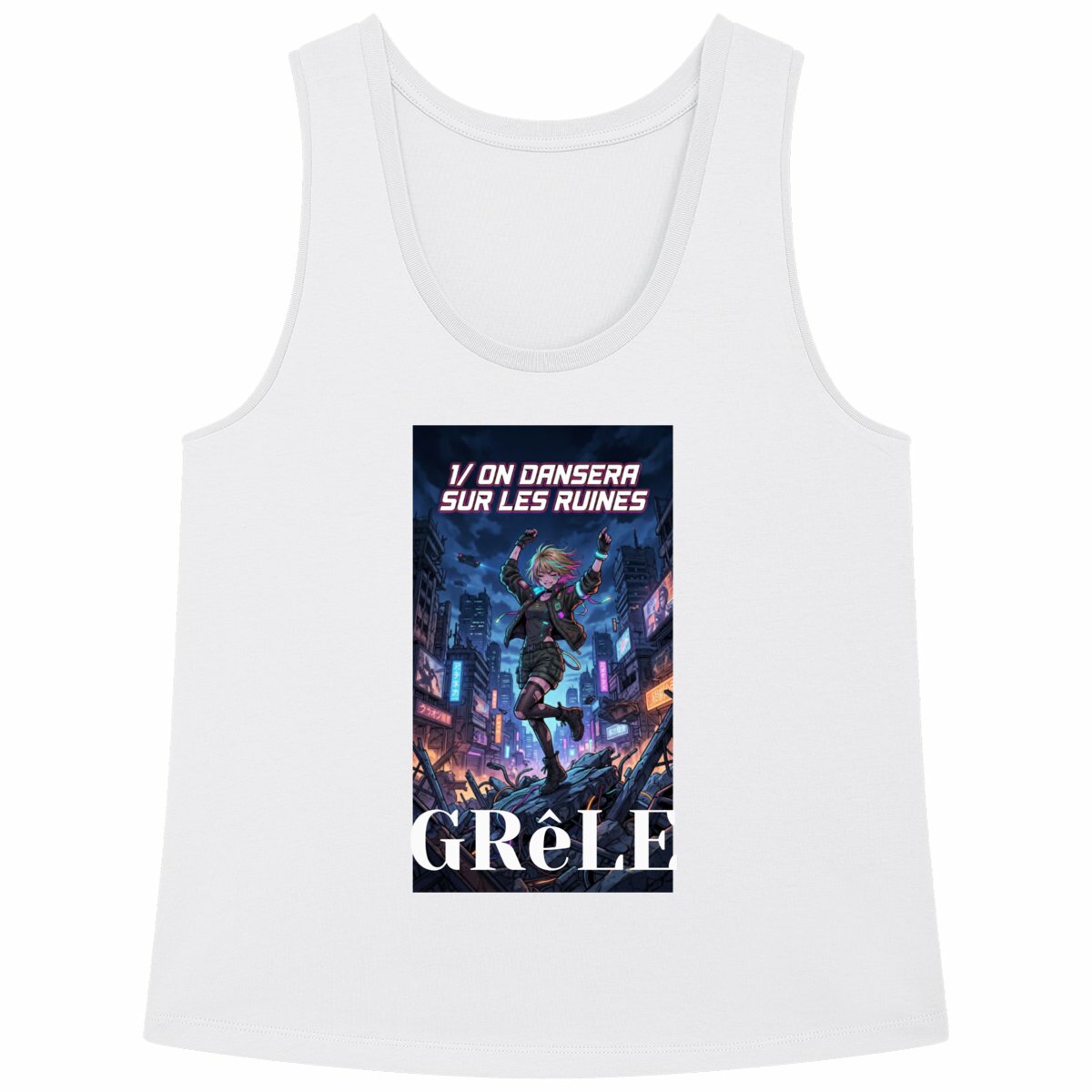 Debardeur ample F GRêLE On dansera sur les ruines 