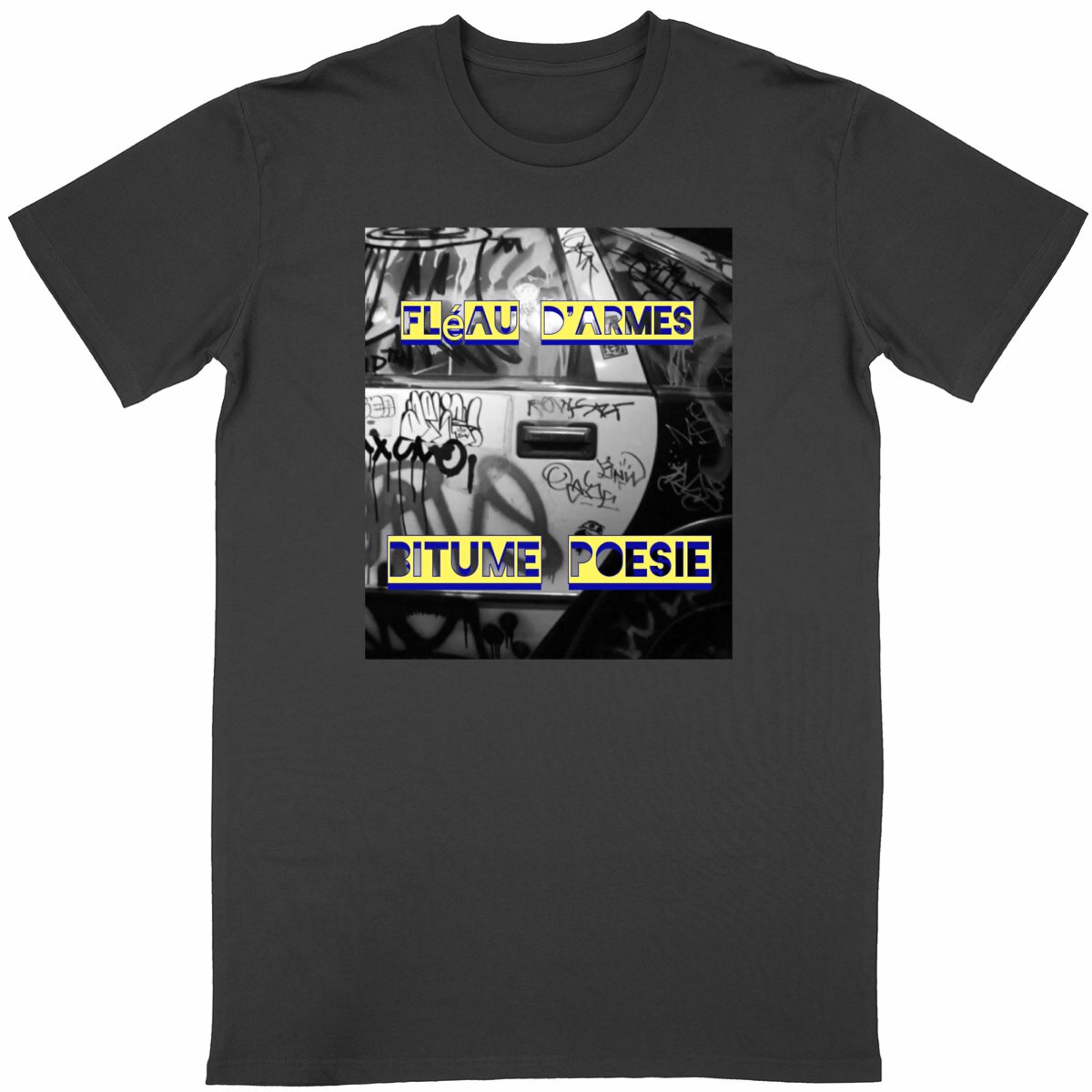Tshirt Fléau d'Armes Bitume Poésie  - Image
