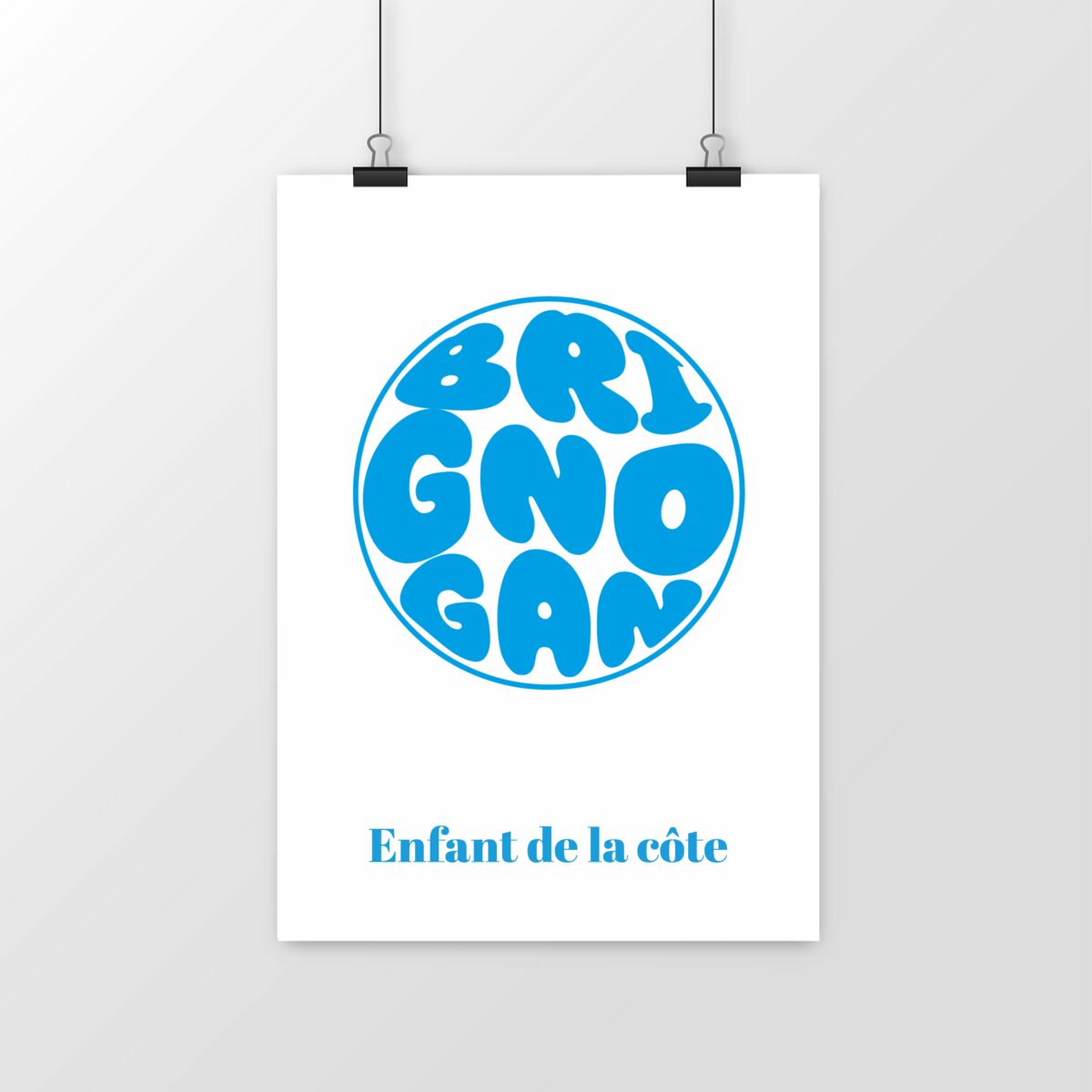 Image front Poster Brignogan l'Original Bleu
