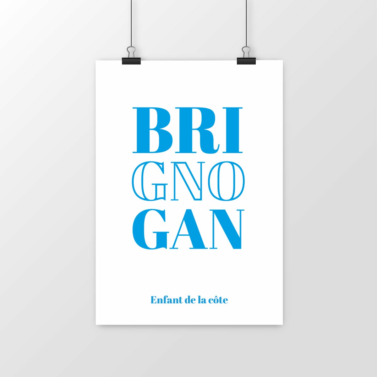 Image front Poster Brignogan Carré Bleu