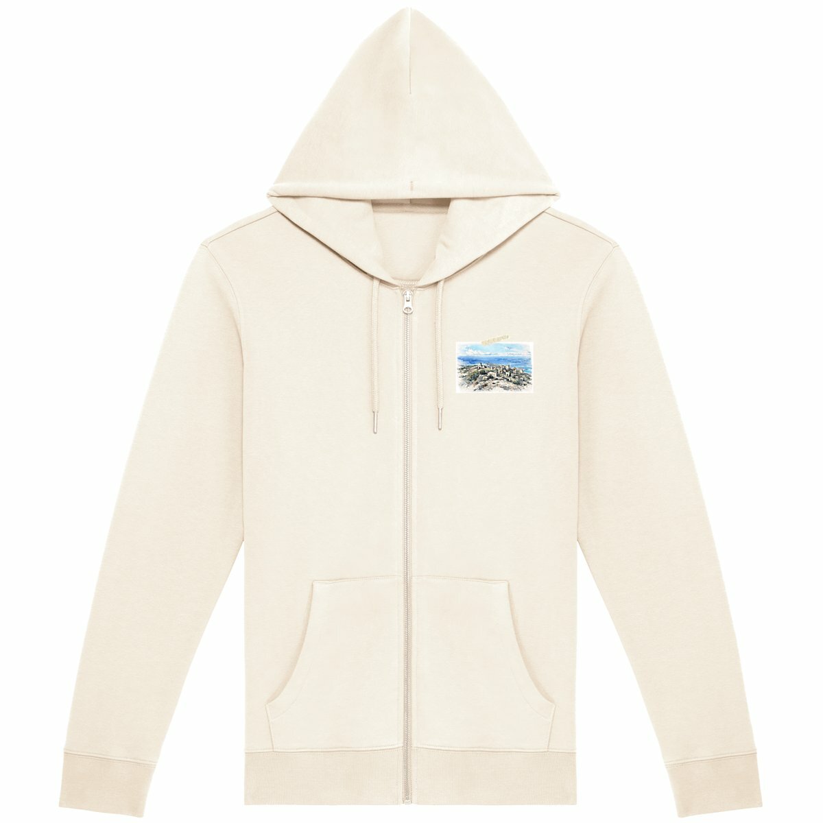 Sweat à capuche zippé unisexe - impression devant et dos - OCCI - Image