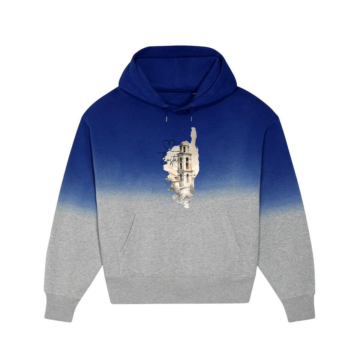 Sweat à capuche et poches, clocher de Costa - Image