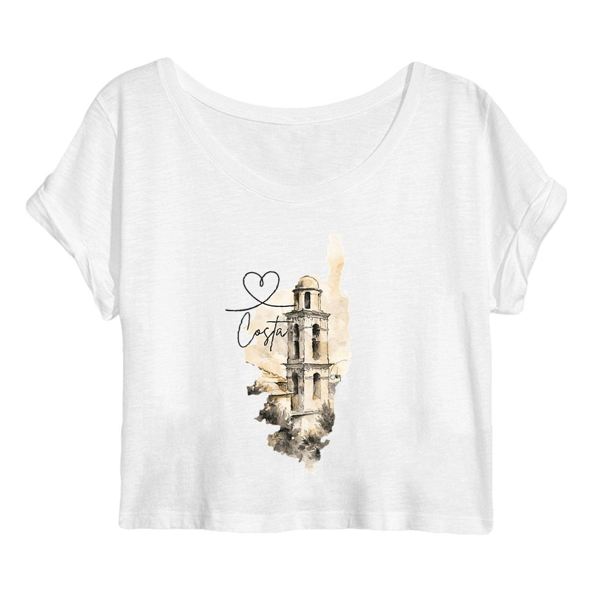 Crop top Femme Costa clocher - Image