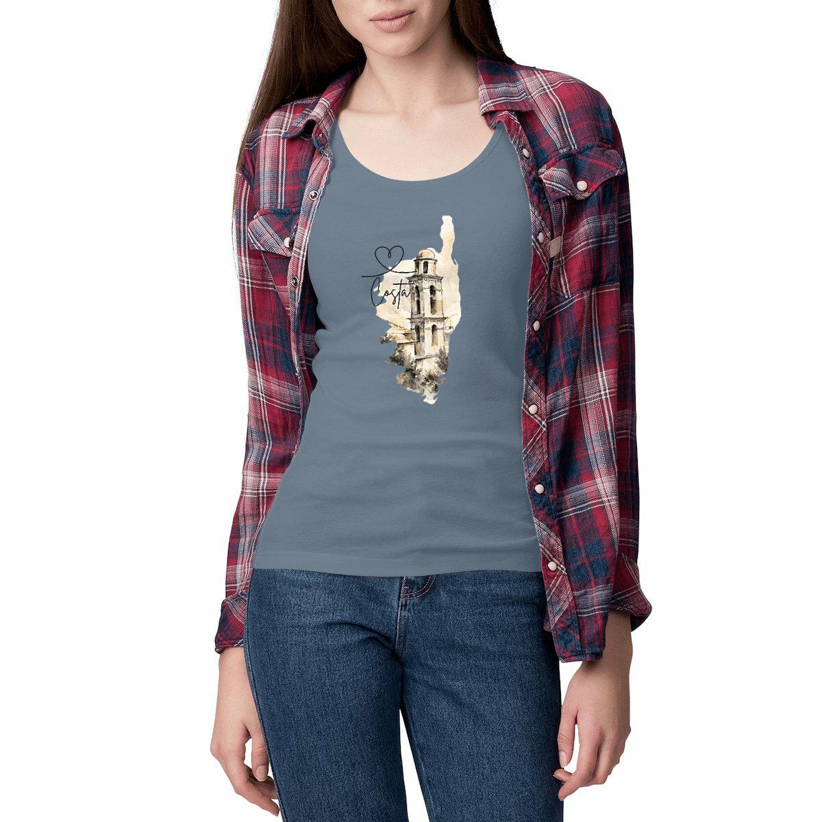 Débardeur Femme Cintré Costa clocher