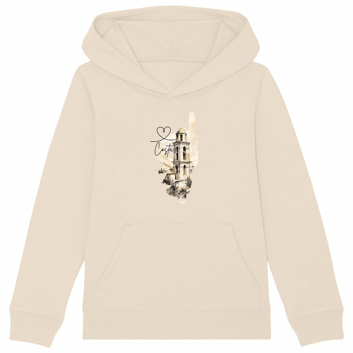 Sweat à capuche Epais Enfant - Clocher de Costa - Image