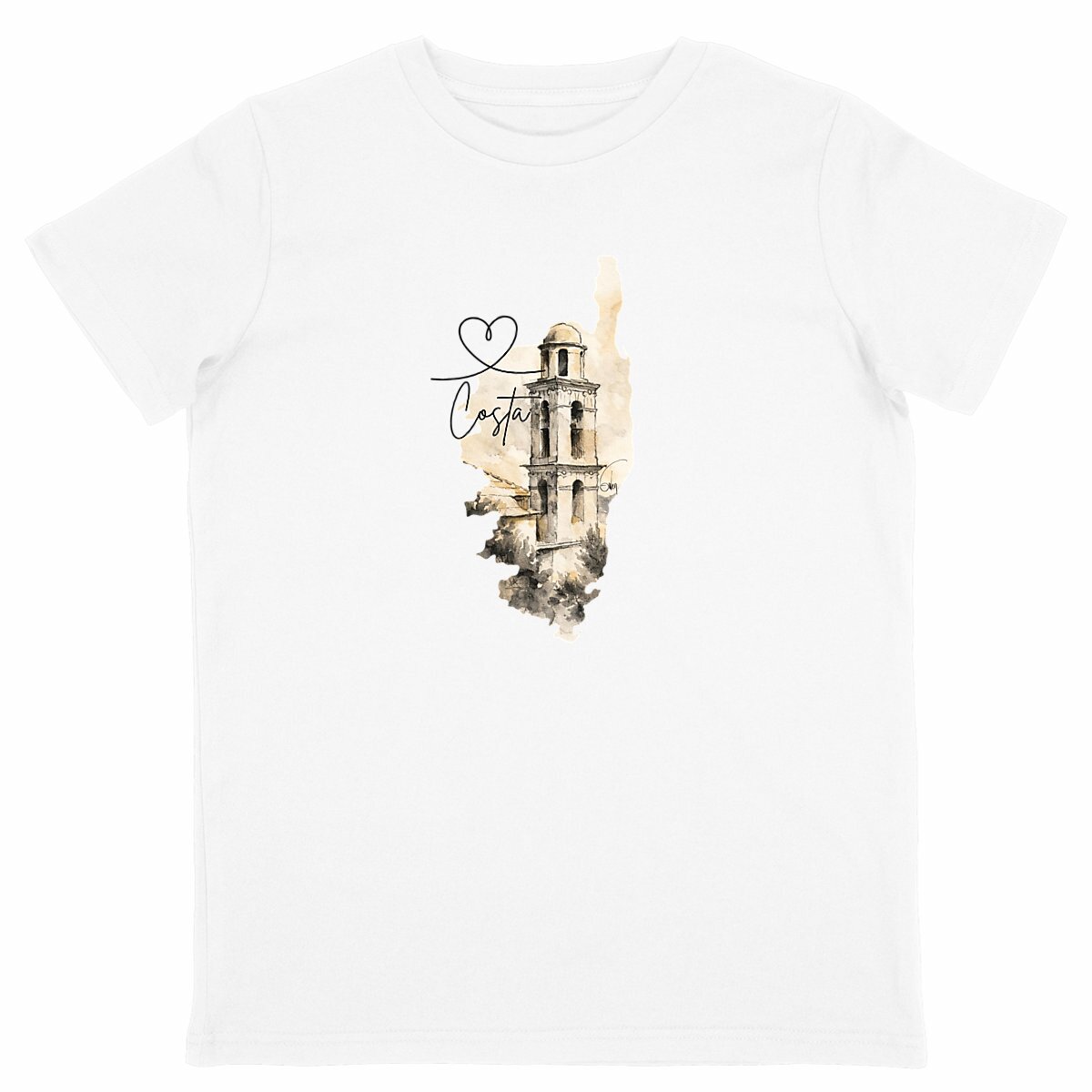 T-shirt Enfant Léger - Clocher de Costa - Image